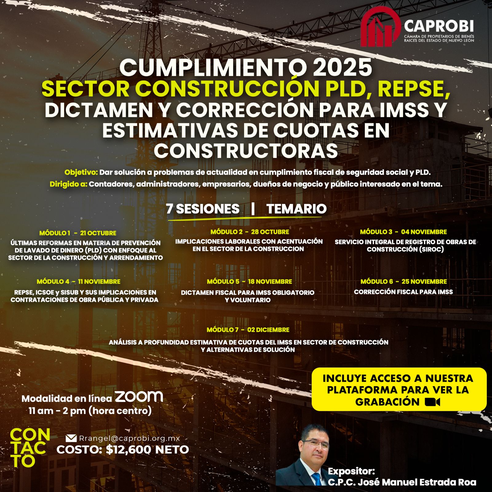 CUMPLIMIENTO 2025 EN LA CONSTRUCCION