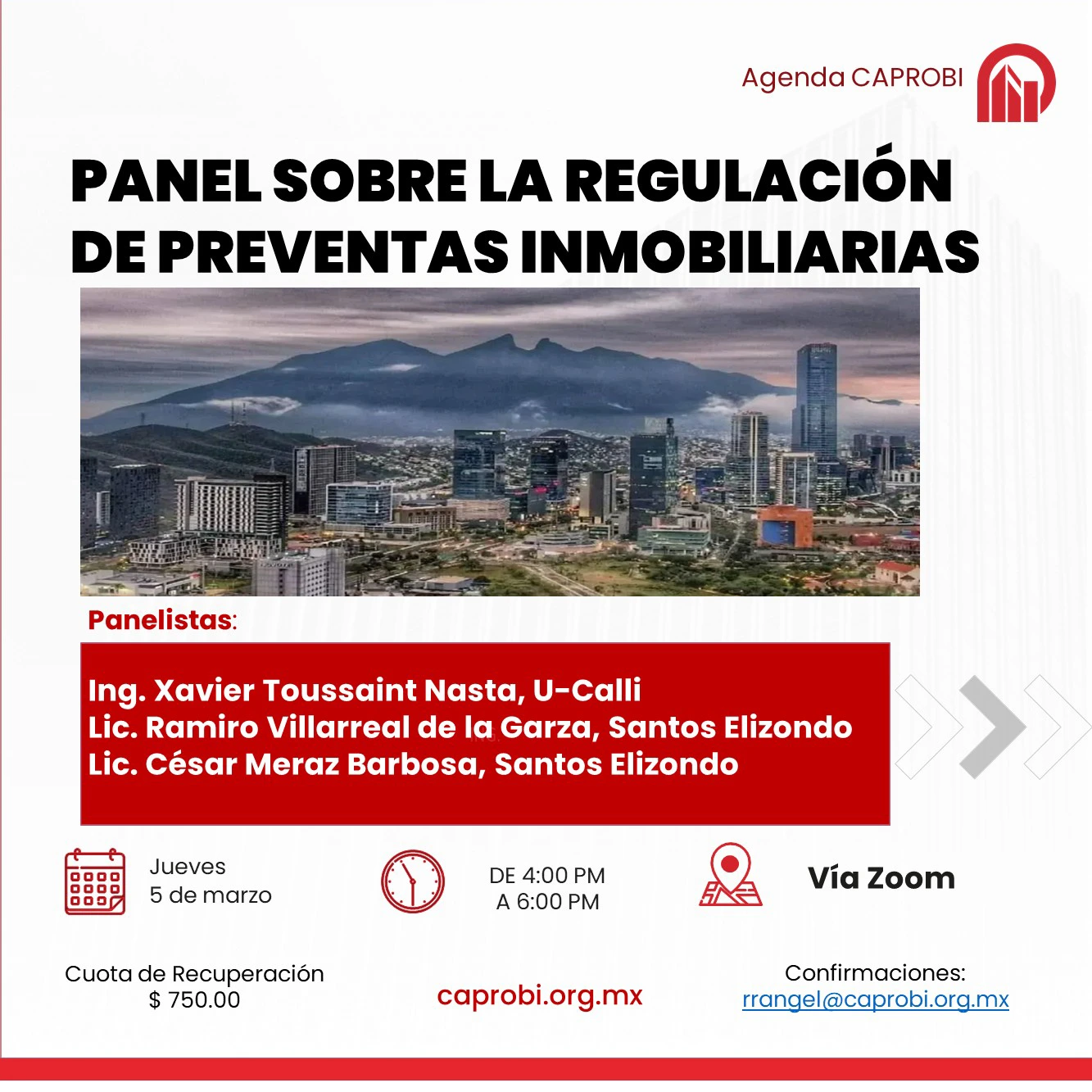 Invitacion Preventas zoom