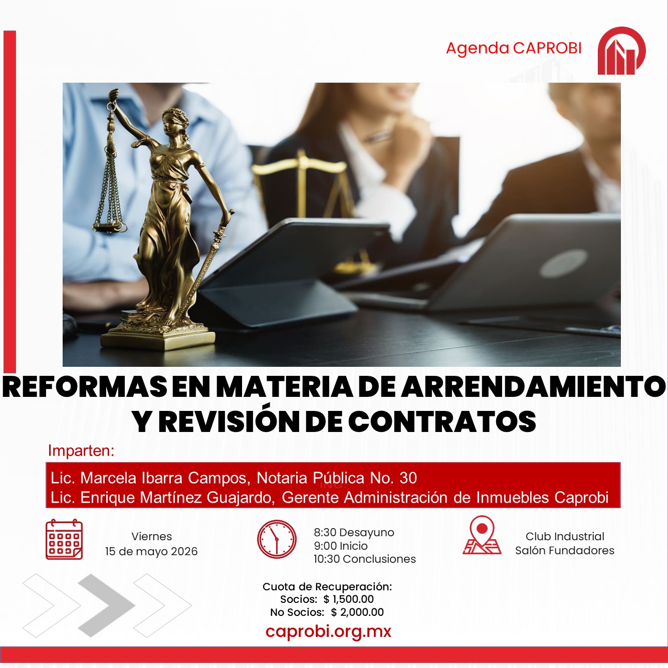 Reformas en arrendamiento de inmuebles 15 de mayo