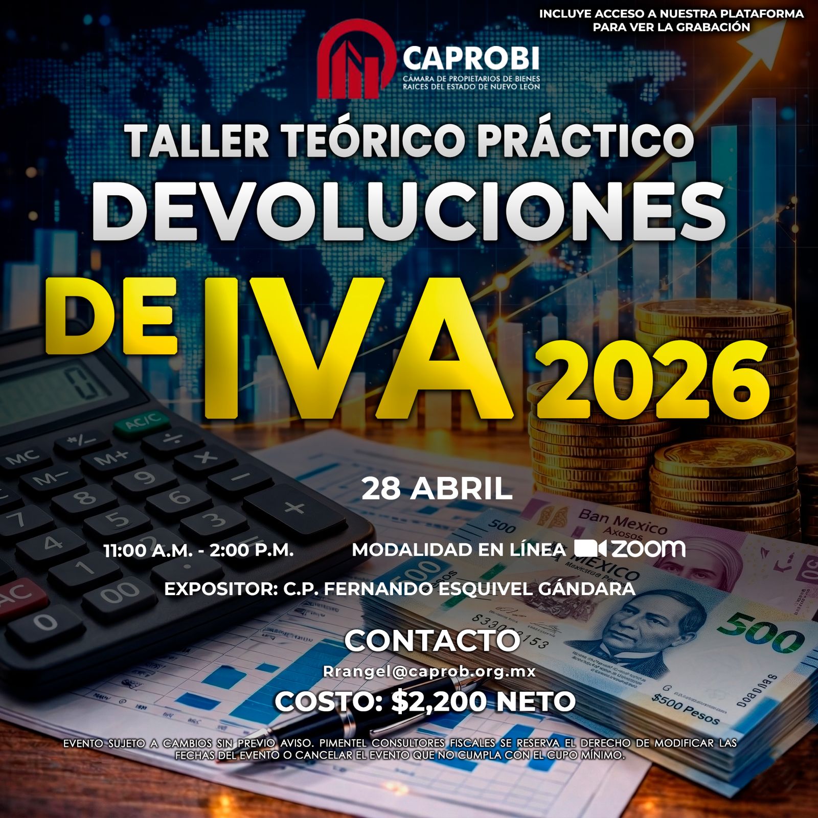 TALLER DEVOLUCION DE IVA 28 DE ABRIL